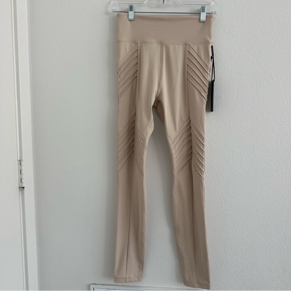 L’URV High-Waisted Moto Leggings Size: S,‎ NWT